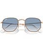 Ray-Ban Unisex RB3548 54mm Hexagonal Sunglasses, Color:Rose Gold - Image 5