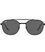 Color:Black - Image 2 - Unisex Rb3688 58mm Aviator Sunglasses