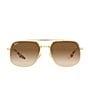 Color:Brown - Image 2 - Unisex RB3699 59mm Square Sunglasses