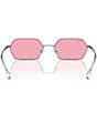 Color:Gunmetal/Pink - Image 4 - Unisex RB3728 58mm Irregular Sunglasses