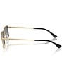Color:Light Gold/Dark Grey Flash - Image 3 - Unisex RB3741 Emy 59mm Rectangular Sunglasses