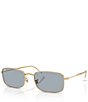 Ray-Ban Unisex RB3746 59mm Rectangle Sunglasses - Image 1