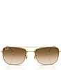 Ray-Ban Unisex RB3755 62mm Rectangle Sunglasses - Image 2