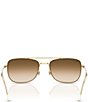 Ray-Ban Unisex RB3755 62mm Rectangle Sunglasses - Image 4