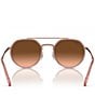 Color:Copper - Image 3 - Unisex RB3765 53mm Irregular Round Sunglasses