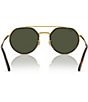 Color:Yellow - Image 4 - Unisex Rb3765 53mm Round Sunglasses