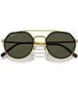 Color:Yellow - Image 5 - Unisex Rb3765 53mm Round Sunglasses