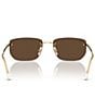 Ray-Ban Unisex RB3768 56mm Irregular Sunglasses, Color:Arista/Dark Brown - Image 4
