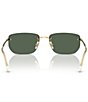 Ray-Ban Unisex RB3768 56mm Rectangle Sunglasses, Color:Arista/Dark Green - Image 4