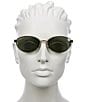 Ray-Ban Unisex RB3774D 55mm Polarized Oval Sunglasses, Color:Arista/Dark Green - Image 7
