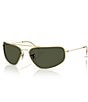 Ray-Ban Unisex RB3780 63mm Rectangle Sunglasses - Image 1