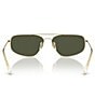 Ray-Ban Unisex RB3780 63mm Rectangle Sunglasses - Image 3