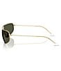 Ray-Ban Unisex RB3780 63mm Rectangle Sunglasses - Image 4