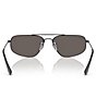 Ray-Ban Unisex RB3780 63mm Rectangle Sunglasses - Image 3