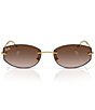 Ray-Ban Unisex RB3792 55mm Oval Sunglasses - Image 2