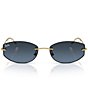 Ray-Ban Unisex RB3792 55mm Oval Sunglasses - Image 6