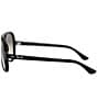 Ray-Ban Unisex RB4125 59mm Aviator Sunglasses, Color:Black - Image 3