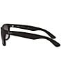 Color:Black - Image 3 - Unisex RB4165 51mm Rectangle Sunglasses