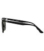 Color:Black - Image 3 - Unisex RB4378 54mm Round Sunglasses