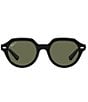 Color:Black - Image 2 - Unisex RB4399 53mm Polarized Butterfly Sunglasses