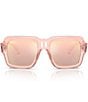 Color:Pink - Image 2 - Unisex RB440854-Z Magellan 54mm Square Sunglasses