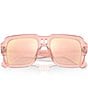 Color:Pink - Image 5 - Unisex RB440854-Z Magellan 54mm Square Sunglasses
