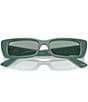 Color:Algae Green/Petrol Green - Image 5 - Unisex RB4425 Teru 54mm Rectangle Sunglasses
