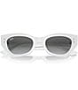 Color:White Snow/Grey - Image 5 - Unisex RB4430 Zena 52mm Irregular Sunglasses