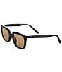 Ray-Ban Unisex RB4439D 54mm Square Sunglasses, Color:Black - Image 1