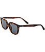 Ray-Ban Unisex RB4439D 54mm Square Sunglasses, Color:Havana - Image 1