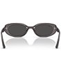 Ray-Ban Unisex RB4441D 53mm Oval Sunglasses, Color:Transparent Dark Grey/Dark Grey - Image 4
