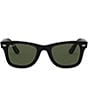 Color:Black - Image 2 - Wayfarer Ease 50mm Unisex Sunglasses