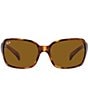 Color:Havana - Image 2 - Women's 0RB4068 60mm Havana Rectangle Sunglasses