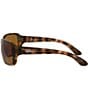 Ray-Ban 0RB4068 60mm Square Wrap Polarized Sunglasses, Color:Tortoise - Image 3