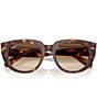 Ray-Ban Women's RB2286 Doreen 52mm Transparent Havana Cat Eye Square Sunglasses, Color:Transparent Havana - Image 5