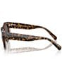 Ray-Ban Women's RB2286 Doreen 52mm Transparent Havana Square Sunglasses, Color:Transparent Havana - Image 3