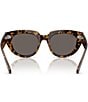 Ray-Ban Women's RB2286 Doreen 52mm Transparent Havana Square Sunglasses, Color:Transparent Havana - Image 4