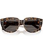 Ray-Ban Women's RB2286 Doreen 52mm Transparent Havana Square Sunglasses, Color:Transparent Havana - Image 5