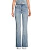 Color:Medium Wash - Image 1 - Fit and Flare Stretch Denim Jeans