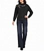 Reba Floral Beading Mock Neck Sweater - Image 3