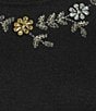 Reba Floral Beading Mock Neck Sweater - Image 4