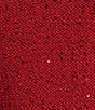 Reba Fringe Trim Sequin Sweater - Image 4