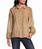 Reba Lacey Long Sleeve Top - Image 5