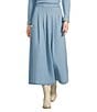 Reba Ranchland Blues A-Line Pull On Coordinating Midi Skirt - Image 1
