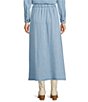 Reba Ranchland Blues A-Line Pull On Coordinating Midi Skirt - Image 2
