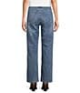 Reba Relaxed Straight Leg Distressed Denim Jeans, Color:Medium Wash - Image 2