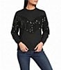 Reba Sequin Fringe Sweater - Image 5