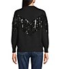 Reba Sequin Fringe Sweater - Image 6