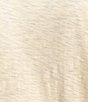 Color:Cream - Image 4 - Slub Jersey Knit Lace Inset Shirt
