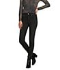 Reba Stretch Denim Straight Leg Jeans, Color:Black - Image 1